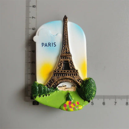 Paris France Tourist Souvenir Fridge Magnets Eiffel Tower French Magnetic Stickers Annecy Decoration on The Fridge Travel Gifts