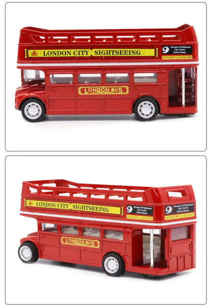 London Bus Taxi Alloy Model Toy Puzzle Toy Boy Birth Gift
