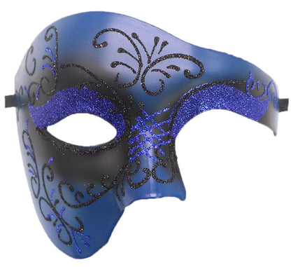 Mardi Gras Mask Men's Masquerade Mask Vintage Venetian Checkered Musical Party Mens Masquerade Mask Vintage Venetian Checkered