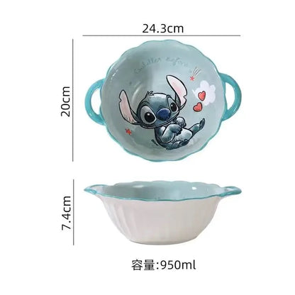 Ceramic tableware  Stichi new home high-value bowl home gift