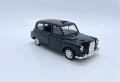1:32 Alloy Diecast Vintage London-Taxi Car Model doors open Classic Pull Back Miniature Vehicle Replica For Collection Gift