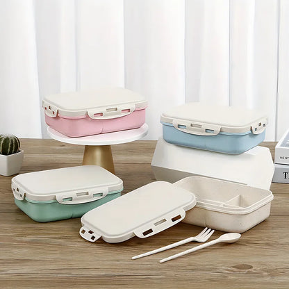 Personalised lunch box for Kids Student Remarks Name LOGO Picture Photo  PP Eco-friendly Material With Spoon Fork