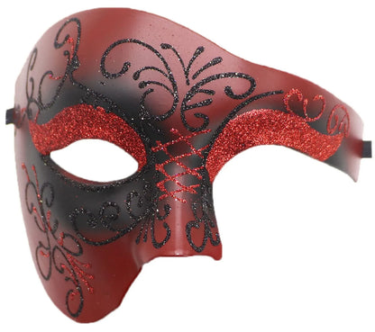 Mardi Gras Mask Men's Masquerade Mask Vintage Venetian Checkered Musical Party Mens Masquerade Mask Vintage Venetian Checkered