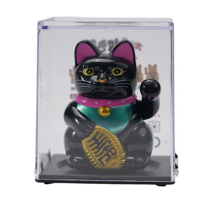High Quality Lucky Cat Ornament Car Dashboard Decor Vehicle Accessories Automatic Waving Cartoon Decoration Interior