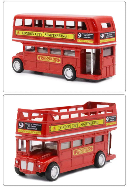London Bus Taxi Alloy Model Toy Puzzle Toy Boy Birth Gift