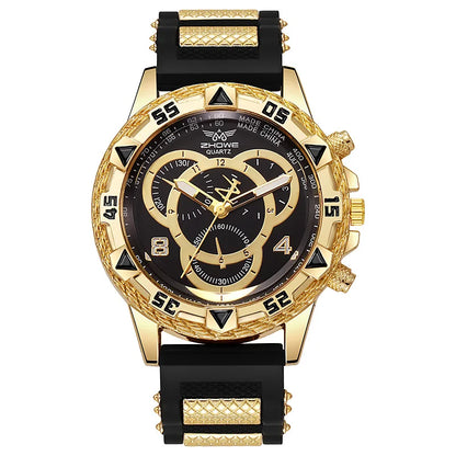 Men's Business Stainless Steel Quartz Watch – Stylish Gift for Boyfriend