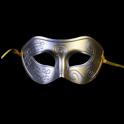 Men Mardi Gras Carnival Mask Venetian Masks Vintage Antique Jazz Masks Masquerade Cosplay Masks Unisex Half Face Party Masks