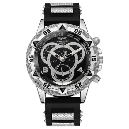 Men's Business Stainless Steel Quartz Watch – Stylish Gift for Boyfriend