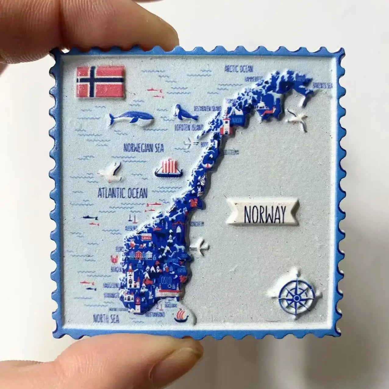 Countries Travel Souvenir Fridge Magnets UK Bali Map Painted Magnets Gift Gifts