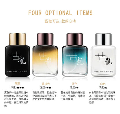 50ml Men Perfume Pheromones Gentleman Perfume Natural Fresh Long-lasting Fragrance Charming Cologne Perfume Couple Date Gift