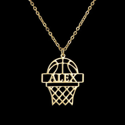 YOUSHANG Customized Football Name Necklace
