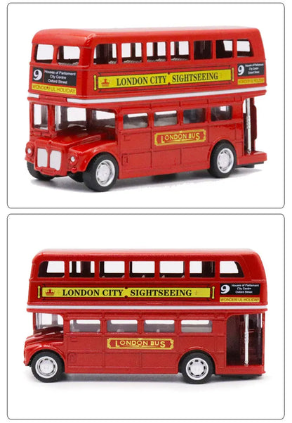 London Bus Taxi Alloy Model Toy Puzzle Toy Boy Birth Gift