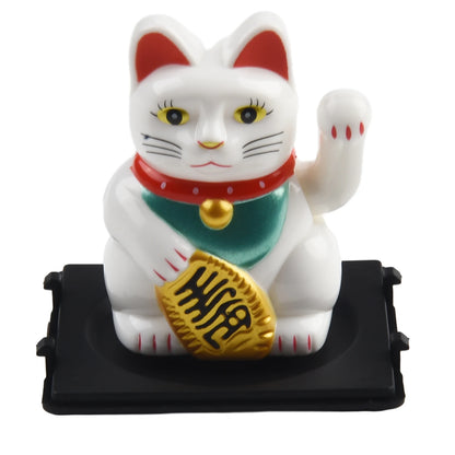 High Quality Lucky Cat Ornament Car Dashboard Decor Vehicle Accessories Automatic Waving Cartoon Decoration Interior