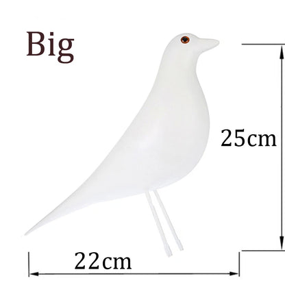 Creative Resin Craft Bird Figurine Statue Office Ornaments Sculpture Home Decoration Accessories