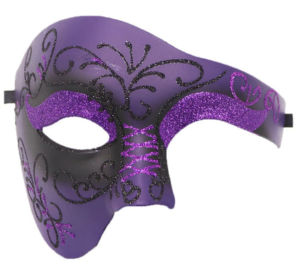 Mardi Gras Mask Men's Masquerade Mask Vintage Venetian Checkered Musical Party Mens Masquerade Mask Vintage Venetian Checkered