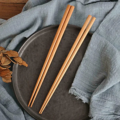 5 Pairs Wooden Chopsticks Wood Chopsticks Set Japanese Sushi Chopsticks Korean Chinese Snack Food Chop Sticks Kitchen Tableware