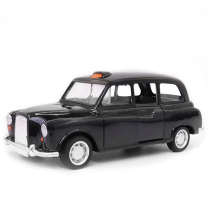 1:32 Alloy Diecast Vintage London-Taxi Car Model doors open Classic Pull Back Miniature Vehicle Replica For Collection Gift