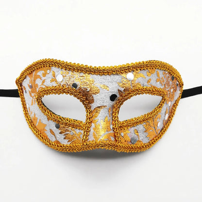 Men Mardi Gras Carnival Mask Venetian Masks Vintage Antique Jazz Masks Masquerade Cosplay Masks Unisex Half Face Party Masks