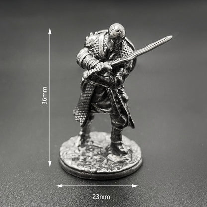 1Pcs Ancient Spartan Rome Soliders Figurines Miniatures Vintage Metal Soldiers Model Statue Desktop Ornament Gift