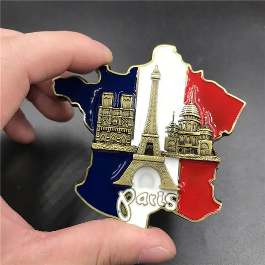 France Paris Eiffel Tower Triumphal Arch European Refrigerator Magnetic Fridge Magnets World Tourist Souvenir Collection Gifts