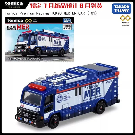 Takara Tomy Tomica Premium Unlimited Tokyo Mer Car (T01) Mini Car Toy Alloy Toys Motor Vehicle Diecast Metal Model for Children