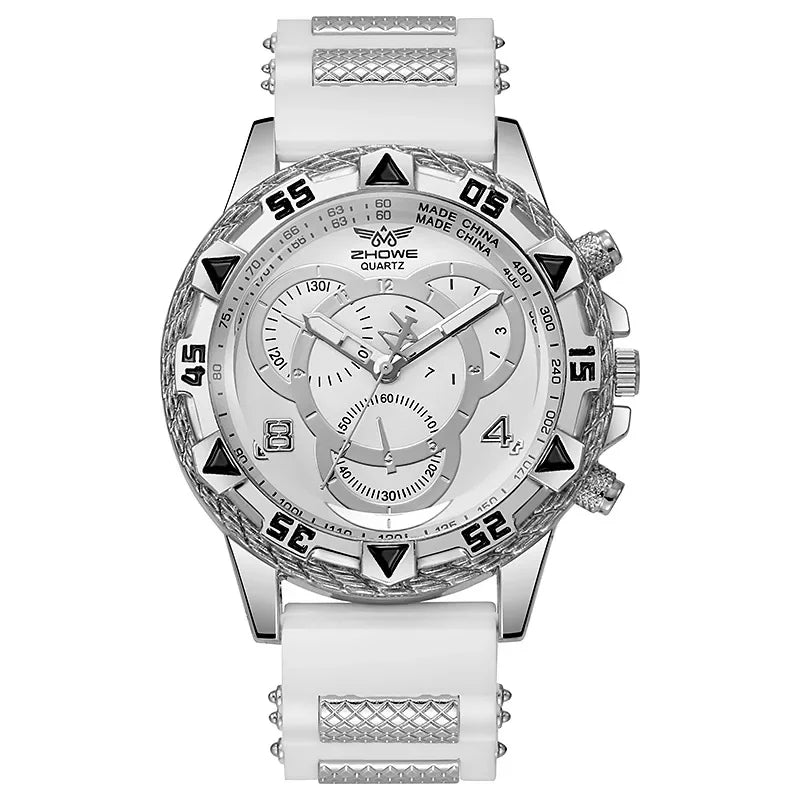 Men's Business Stainless Steel Quartz Watch – Stylish Gift for Boyfriend
