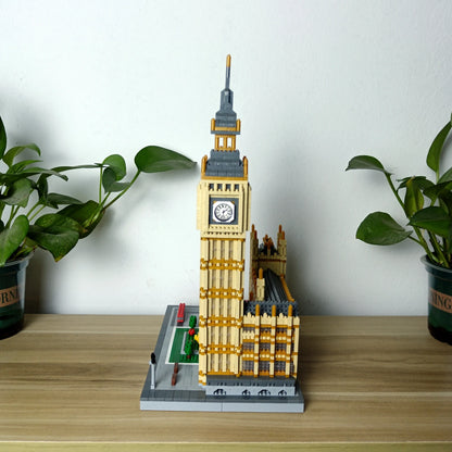 Big Ben Micro Mini Building Blocks Crafted Replica, Leisure and Entertainment Toys Construction Bricks Decoration Party Gift
