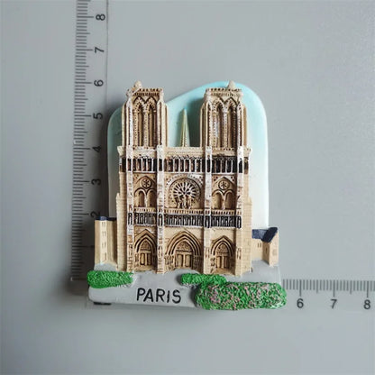 Paris France Tourist Souvenir Fridge Magnets Eiffel Tower French Magnetic Stickers Annecy Decoration on The Fridge Travel Gifts