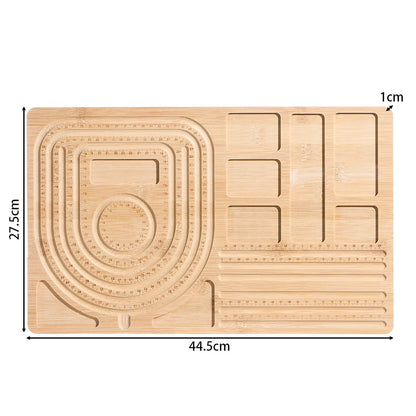 Eco-Friendly Bamboo Bead Board Perfect Tool for Jewelry Making and Beading Projects Bracelet Necklaces Design Beading Mats Trays