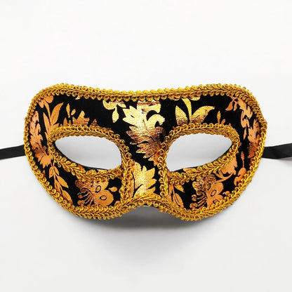 Men Mardi Gras Carnival Mask Venetian Masks Vintage Antique Jazz Masks Masquerade Cosplay Masks Unisex Half Face Party Masks
