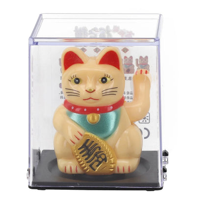 High Quality Lucky Cat Ornament Car Dashboard Decor Vehicle Accessories Automatic Waving Cartoon Decoration Interior