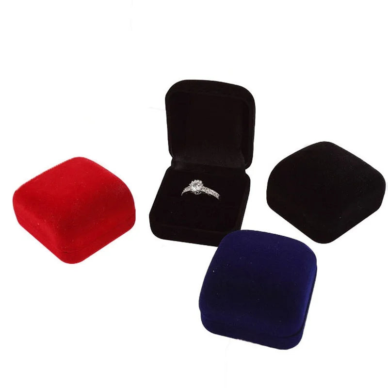 Wedding Prposal Gift Box Earrings Organizer Rings Container Trinket Box Ring Box Jewelry Organizer Packaging Box