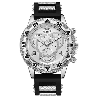 Men's Business Stainless Steel Quartz Watch – Stylish Gift for Boyfriend