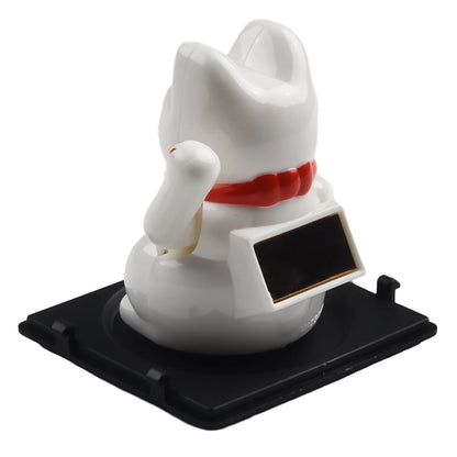 High Quality Lucky Cat Ornament Car Dashboard Decor Vehicle Accessories Automatic Waving Cartoon Decoration Interior