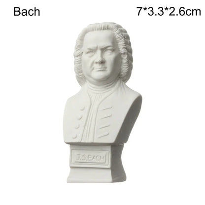 New Mini Figurine Plaster Statue Greek Mythology Celebrities Famous Sculpture Drawing Practice Gypsum Bust Portraits Home Decor