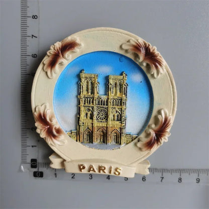 Paris France Tourist Souvenir Fridge Magnets Eiffel Tower French Magnetic Stickers Annecy Decoration on The Fridge Travel Gifts