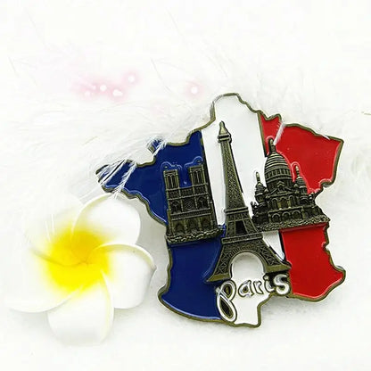 France Paris Eiffel Tower Triumphal Arch European Refrigerator Magnetic Fridge Magnets World Tourist Souvenir Collection Gifts