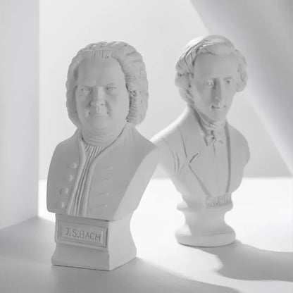 New Mini Figurine Plaster Statue Greek Mythology Celebrities Famous Sculpture Drawing Practice Gypsum Bust Portraits Home Decor