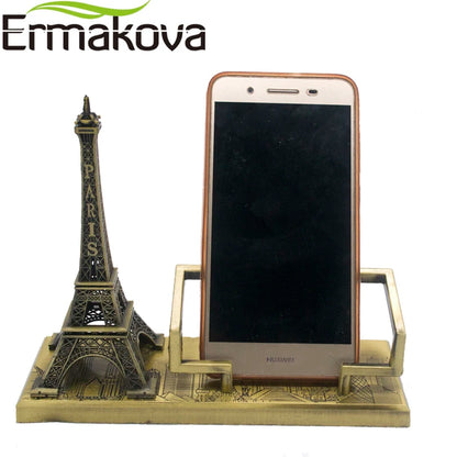 ERMAKOVA Metal Architecture Figurine World Famous Landmark Building Souvenir Statue Home Office Desktop Decor Christmas Gift