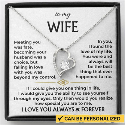 Hollow Love Necklace Pendant  Wife Gift